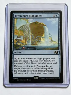 Riverchurn Monument 57 MTG Aetherdrift 2025 Excellent Non Foil Rare - Image 1