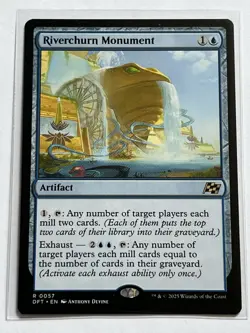 Riverchurn Monument 57 MTG Aetherdrift 2025 Excellent Non Foil Rare - Image 2