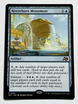 Riverchurn Monument 57 MTG Aetherdrift 2025 Excellent Non Foil Rare - Image 4