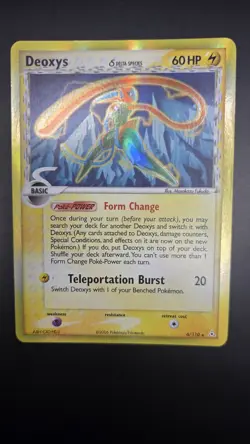 Deoxys 6/110 — LP/MP — EX Holon Phantoms — Delta Species — Vintage Pokemon Card - Image 2