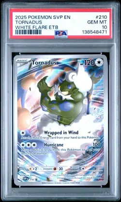 Pokemon Black Bolt/White Flare ETB Promo Thundurus/Tornadus Sequential PSA 10 - Image 5
