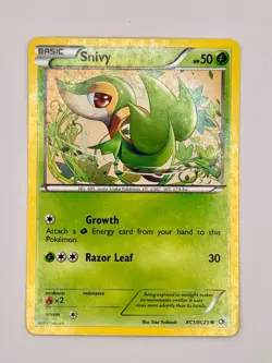 🇨🇦 Snivy - RC1/RC25 - Pokemon Legendary Treasures Black White Ultra Card NM - Image 1