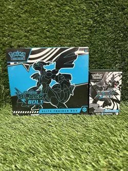 Pokemon TCG Black Bolt Elite Trainer Box (ETB) & Booster Bundle SEALED - Image 1