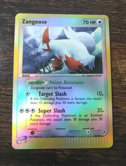 Pokemon Zangoose 14/100 EX Sandstorm Reverse Holo Rare - Image 1
