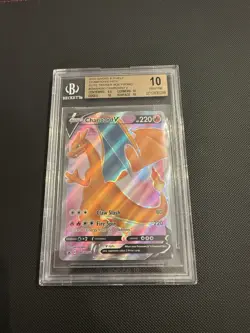 2020 POKEMON SWSH BSP CHARIZARD V CHAMPION PATH ELITE TRAINER BOX #050 BGS 10 - Image 1