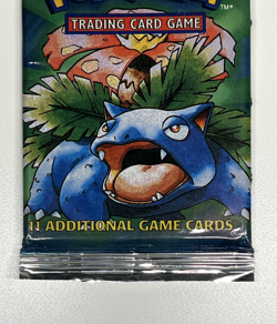 1999 Pokemon Base Set Booster Pack - WOTC - Venusaur Artwork – Factory Sealed 742818061582 - Image 3