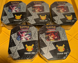 Pokemon TCG Celebrations 25th Anniversary Tin Factory Sealed Lance’s Charizard V - Image 1