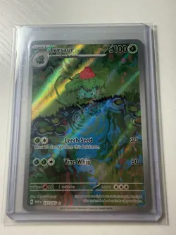 Pokemon TCG Ivysaur Scarlet & Violet-151 167/165 Holo Illustration Rare - Image 1