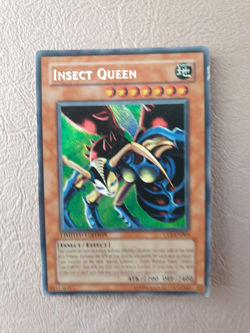 yugioh insect queen secret rare ct1-en005 mp/hp - Image 1