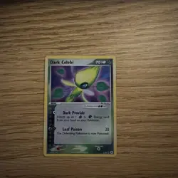 Pokemon TCG Dark Celebi Holo Rare Card #4/101 Hidden Legends Series - Image 1