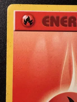 1st Edition Shadowless Fire Energy 98/102 Base Set Pokemon Card Rare MP - Image 3