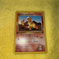 Pokemon Card - Blaine's Charmander Gym Challenge 60/132 Common 1st Edition - Image 1