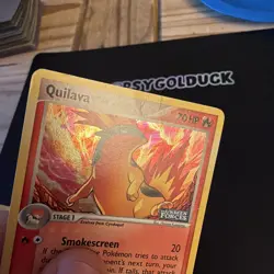 Pokemon Card Quilava 45/115 ex Unseen Forces Reverse Holo Rare Vintage LP 2005 - Image 5