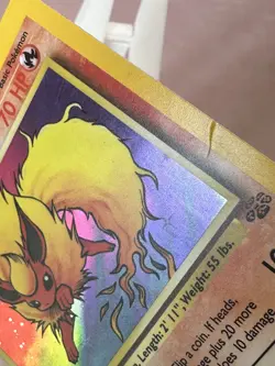 Flareon 3/64 Holo Jungle WOTC Pokemon - Card 'A' - MP - TCGKITTEN - Image 4