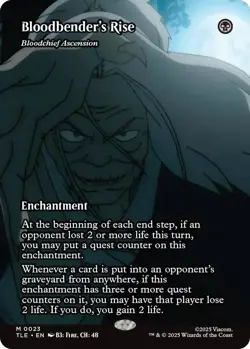 Bloodbender's Rise - Bloodchief Ascension M MTG Avatar: The Last Airbender - Image 1