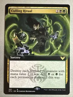 MTG / Culling Ritual / STX / #337 / Regular (Extended Art) / Rare / NM - Image 1
