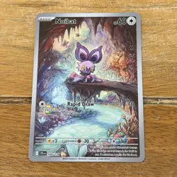 Pokemon Cards Noibat 169/159 Journey Together Illustration Rare NM - Image 1