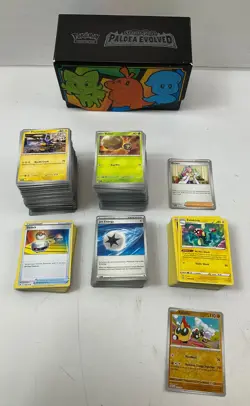 Pokemon-Trading Cards Mixed Bundle-Shiny, Trainer, Energy Cards & Box-2023 - Image 1