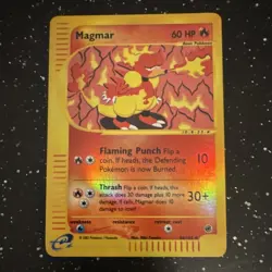 Magmar 086/165 Expedition Base Set Uncommon Reverse Holo Pokemon TCG - Image 1