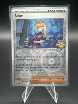 2024 Pokemon Stellar Crown Briar Regional Stamped Promo 132/142 - Image 1