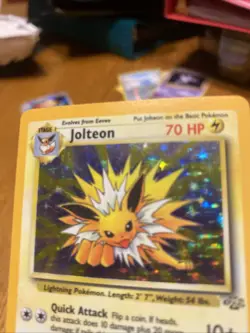 Pokemon Jolteon TCG Jungle 4/64 Holo Unlimited Rare - Image 2