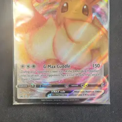 Pokemon Eevee VMAX Promo SWSH087 Full Art Holo 300 HP Vmax (English) - Image 3