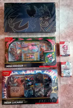 POKEMON 5 BOOSTER BOX ITA. 151 - EVOLUZIONI - CHARIZARD - VENUSAUR - LUCARIO - Image 1