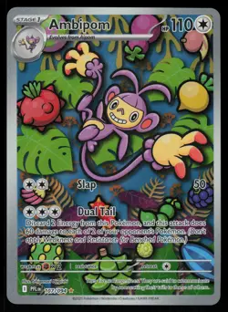 Ambipom 107/094 - Pokemon Phantasmal Flames - Illustration Rare (NM) - Image 1