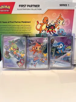 Pokemon TCG First Partner Illustration Collection Series 1 GEN 4 Starters - Image 1