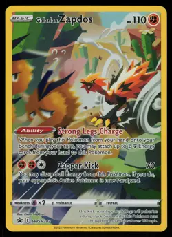 Galarian Zapdos SWSH283 - Pokemon Sword & Shield Promo (NM) - Image 1