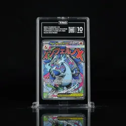 2025 POKEMON MEP EN-ME BLACK STAR PROMO #023 MEGA CHARIZARD X EX TAG 10 - Image 1