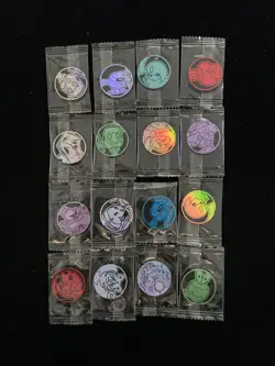 2025 Pokemon TCG S-Chinese 151C Coin Uxie Mesprit Azelf Paras Sealed Lot*16 LU57 - Image 1