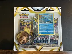 Pokemon TCG Sword And Shield Silver Tempest Triple Blister Pack (3 TCG boosters) - Image 1