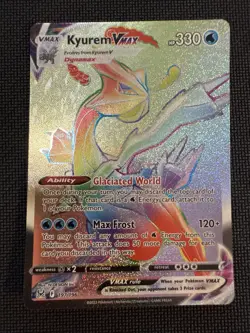 Pokemon TCG Kyurem VMAX Sword & Shield - Lost Origin 197/196 Secret Rare Mint/NM - Image 1