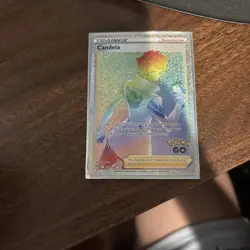 Candela # 83/78 - Pokemon GO - RAINBOW SECRET RARE Full Art Trainer - Image 1