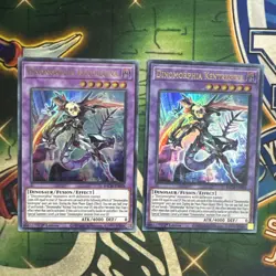 Yugioh! Dinomorphia Kentregina BACH-EN038 x2 Ultra Rare 1st Edition VLP/NM - Image 1