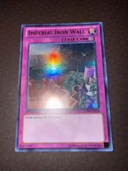 Yu-Gi-Oh! Imperial Iron Wall -LCJW-EN298- Ultra Rare- 1st Edition NM! - Image 1