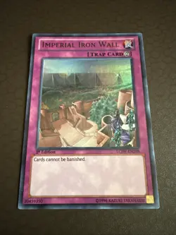 Yu-Gi-Oh! Imperial Iron Wall -LCJW-EN298- Ultra Rare- 1st Edition NM! - Image 2