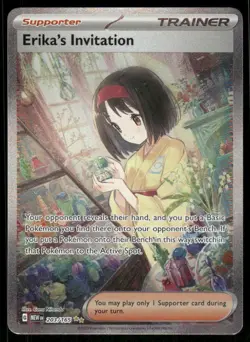 Pokemon Cards Erika's Invitation 203/165 151 Special Illustration Rare NM - Image 1