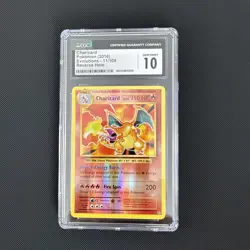 Pokemon TCG Charizard Reverse Holo Rare Card 11/108 XY Evolutions CGC 10 Gem MT - Image 1