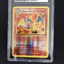 Pokemon TCG Charizard Reverse Holo Rare Card 11/108 XY Evolutions CGC 10 Gem MT - Image 3