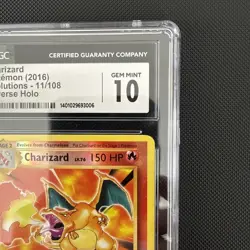 Pokemon TCG Charizard Reverse Holo Rare Card 11/108 XY Evolutions CGC 10 Gem MT - Image 5