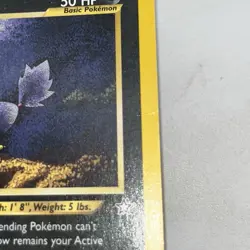 Murkrow 24/111 Non Holo Rare Neo Genesis WOTC Pokemon TCG Creased - Image 2