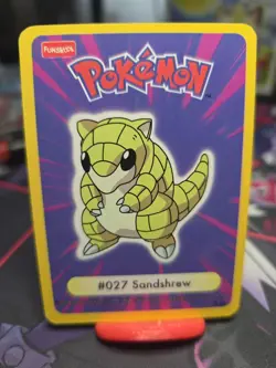 Pokemon Funskool Who Am I Sandshrew 027 NM Holo Vintage - Image 1