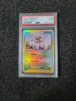 Pokemon EX Sandstorm Lileep Reverse Holo eReader 42/100 - PSA 9! PK424 - Image 1