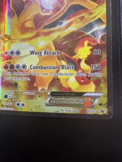 Pokemon Charizard EX XY121 Holo Ultra Rare Black Star Promo MP - Image 5