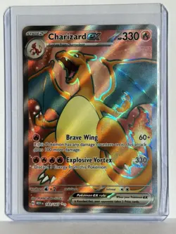 Pokemon 151: Charizard ex 183/165 Full Art Ultra Rare – Scarlet & Violet - Read - Image 1
