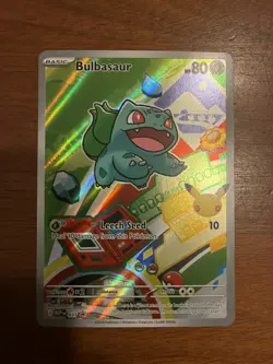 Pokemon TCG First Partner Illustration - Bulbasaur #037 - Image 1