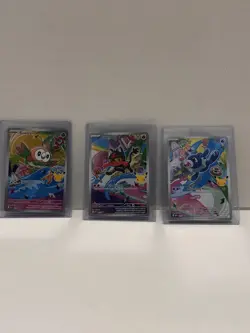Pokemon 2026 First Partner Illustration Collection Series 1 Promos Set 43-45 #ML - Image 1