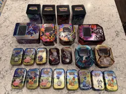 Empty Pokemon Tin Lot - Image 1